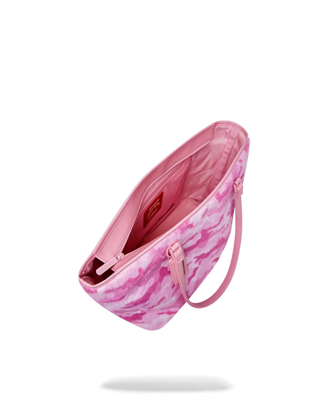 Sprayground Popular | FURRROCIOUS IN PINK TOTE