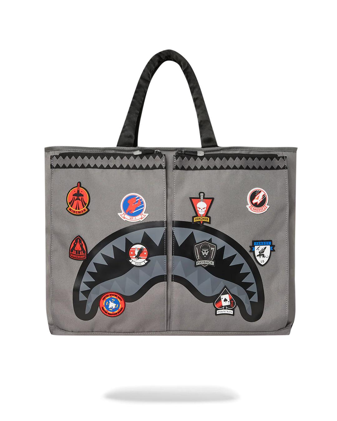 Sprayground Best Seller | TOP GUN FLIGHT CREW OFFICIAL COLLAB PILOT TOTE