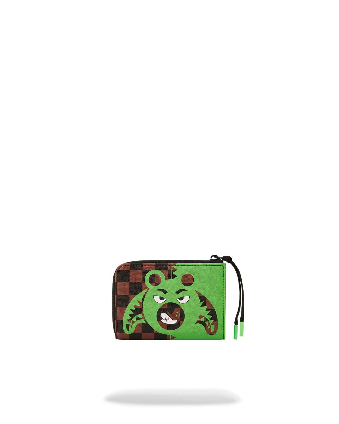 Sprayground Essential | GREEN MONEY BEAR WALLET