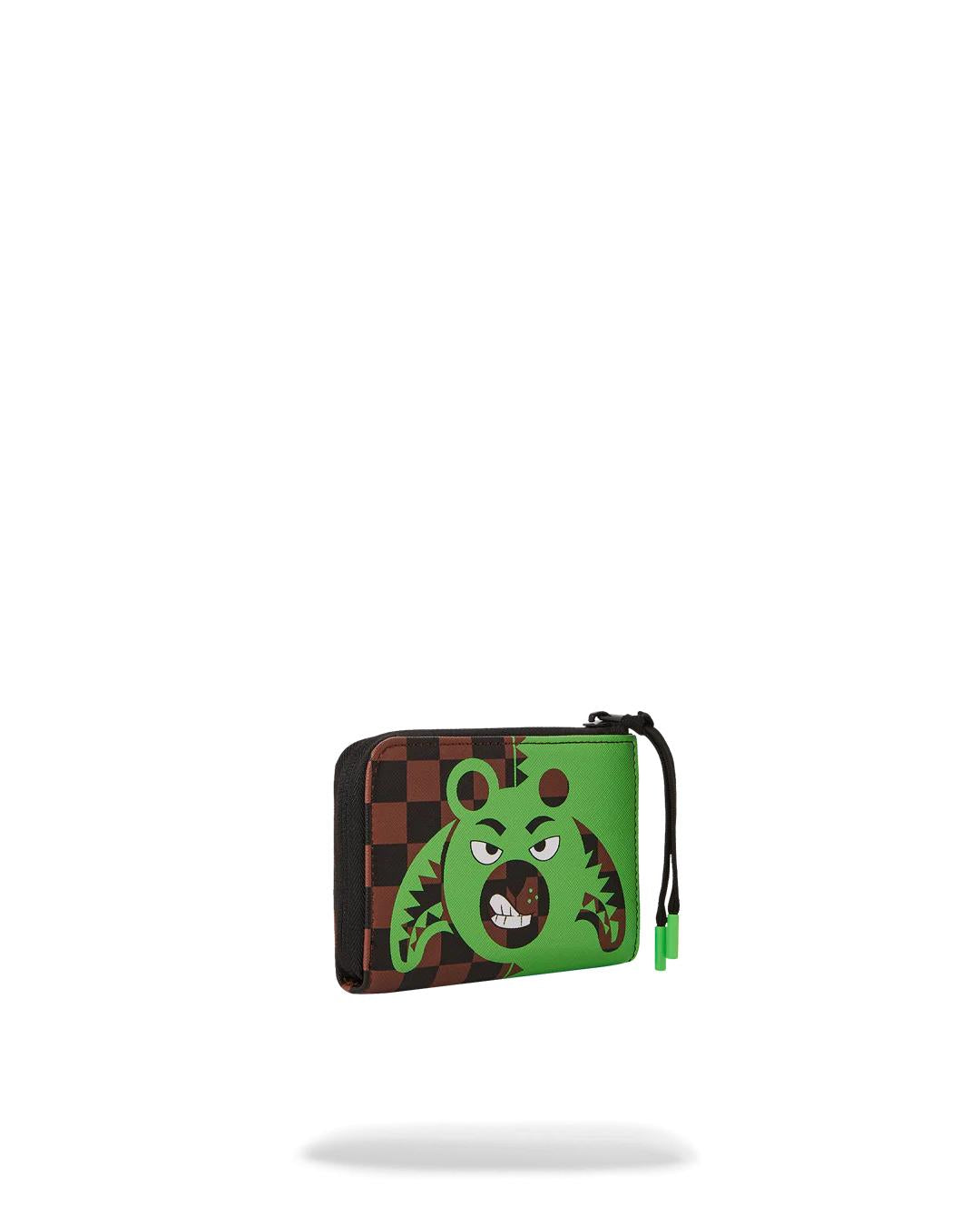 Sprayground Essential | GREEN MONEY BEAR WALLET