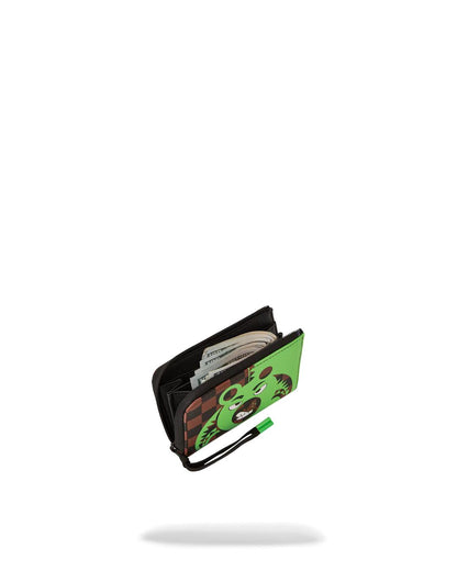 Sprayground Essential | GREEN MONEY BEAR WALLET