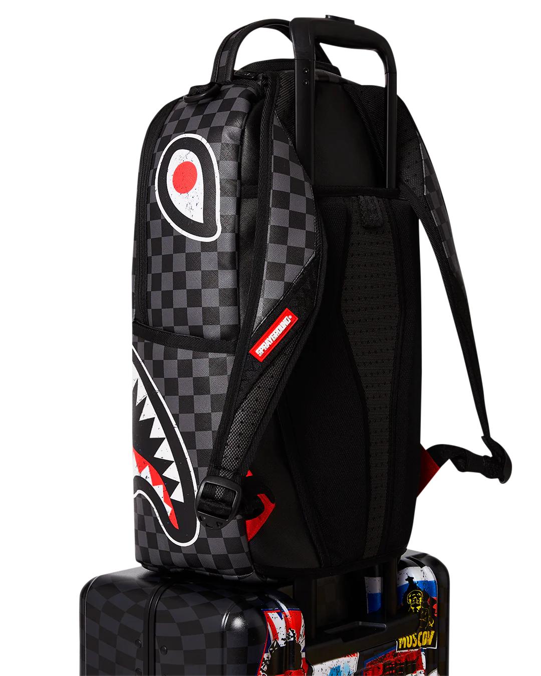 Sprayground Best Seller | GLOBAL MOGUL UNLIMITED MILES SHARKNAUTICS HARDSHELL CARRY-ON LUGGAGE