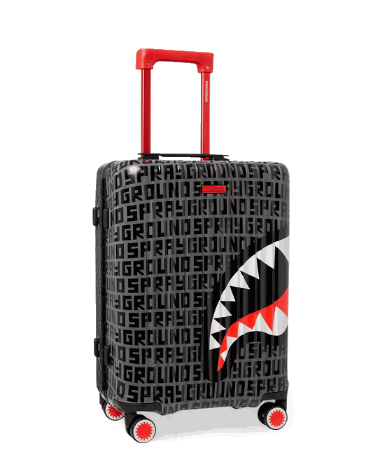 Sprayground Exclusive | SHARKFINITY STEALTH PILOT SHARKNAUTICS HARDSHELL CARRY-ON LUGGAGE