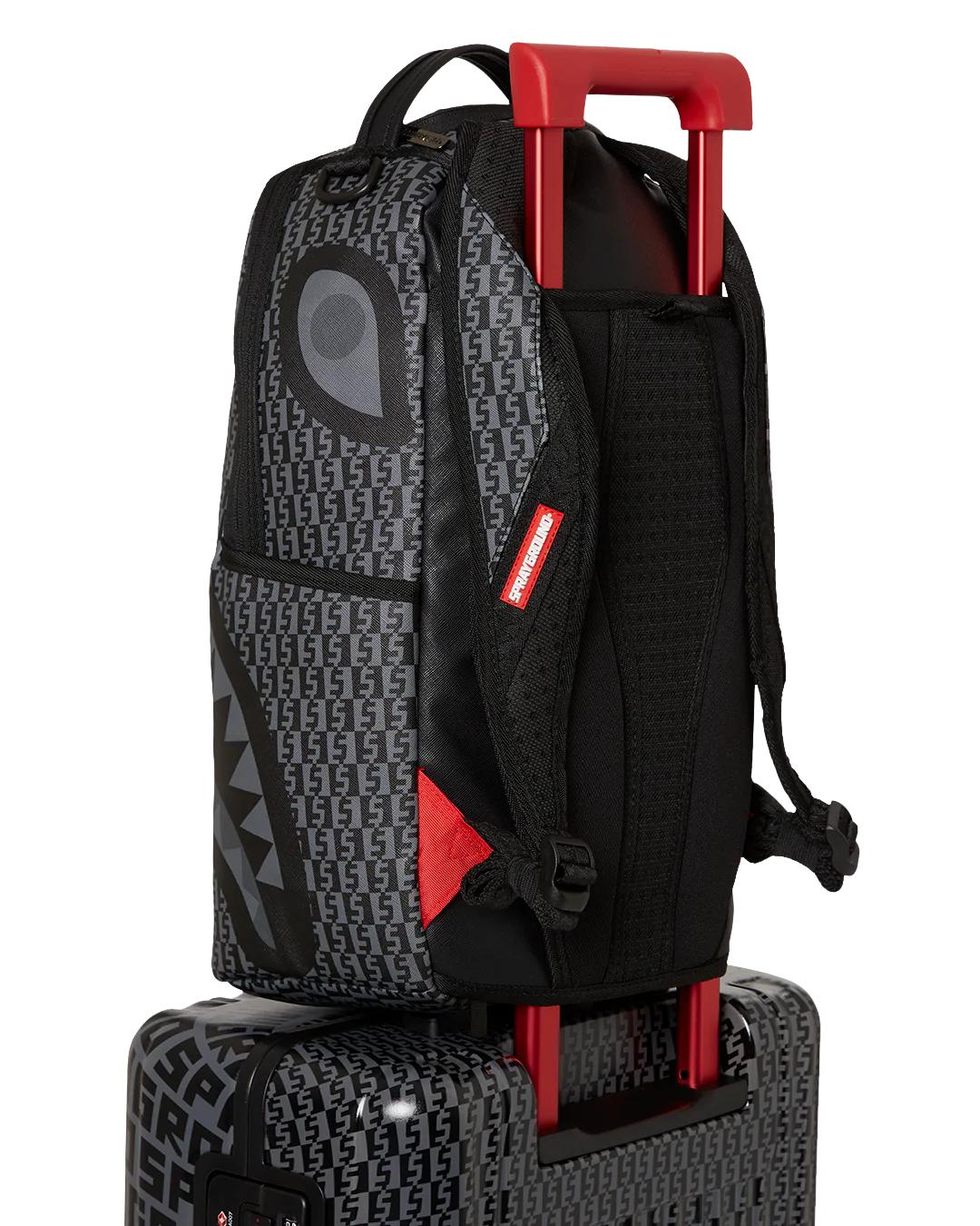 Sprayground Exclusive | SHARKFINITY STEALTH PILOT SHARKNAUTICS HARDSHELL CARRY-ON LUGGAGE
