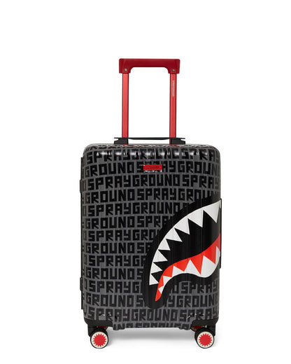 Sprayground Exclusive | SHARKFINITY STEALTH PILOT SHARKNAUTICS HARDSHELL CARRY-ON LUGGAGE