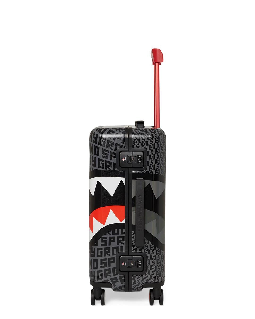 Sprayground Exclusive | SHARKFINITY STEALTH PILOT SHARKNAUTICS HARDSHELL CARRY-ON LUGGAGE