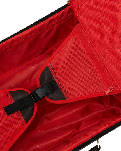 Sprayground Classic | EXTERIOR GOLD ZIP POCKET SHARKS IN PARIS JETSETTER CARRY-ON LUGGAGE