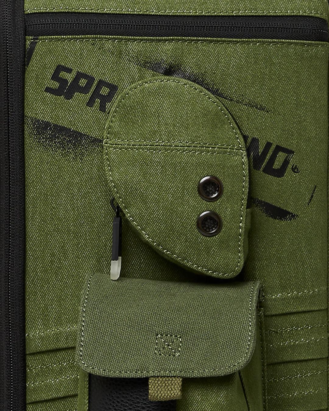 Sprayground Essential | SPECIAL OPS OPERATION SUCCE$$ JETSETTER CARRY-ON LUGGAGE