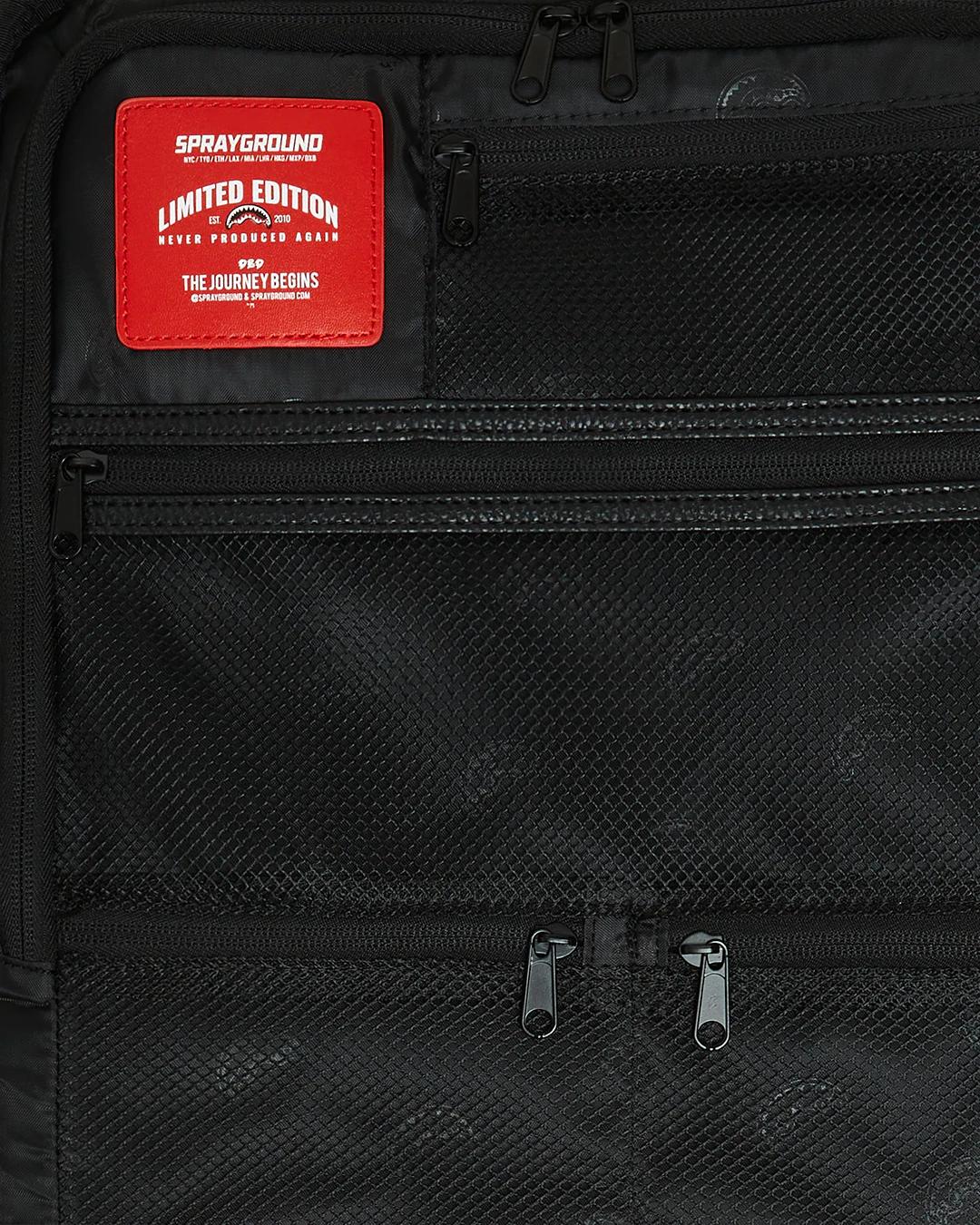 Sprayground Premium | RACEWAY SHADOW PHANTOM JETSETTER CARRY-ON LUGGAGE