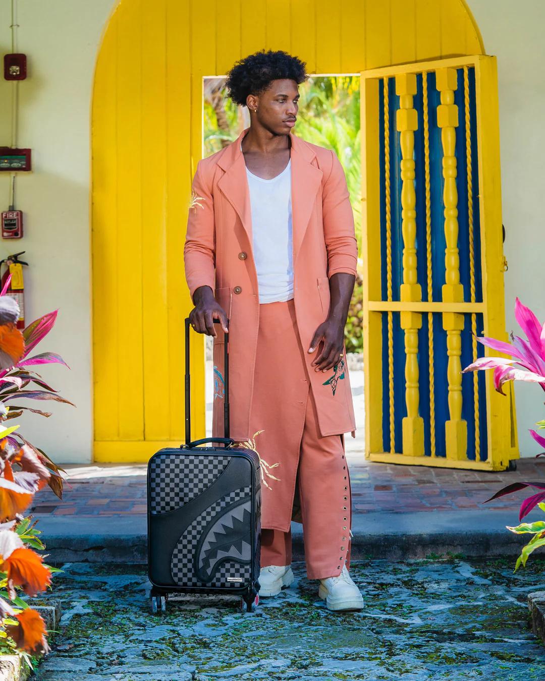 Sprayground Premium | RACEWAY SHADOW PHANTOM JETSETTER CARRY-ON LUGGAGE