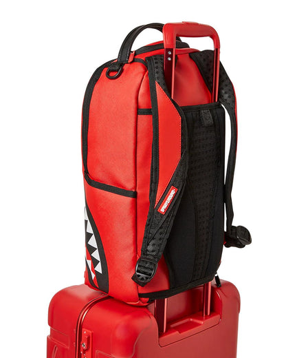 Sprayground New | MOLDED SHARKITECTURE RED HARDSHELL CARRY-ON LUGGAGE