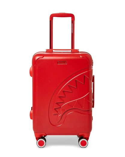 Sprayground New | MOLDED SHARKITECTURE RED HARDSHELL CARRY-ON LUGGAGE