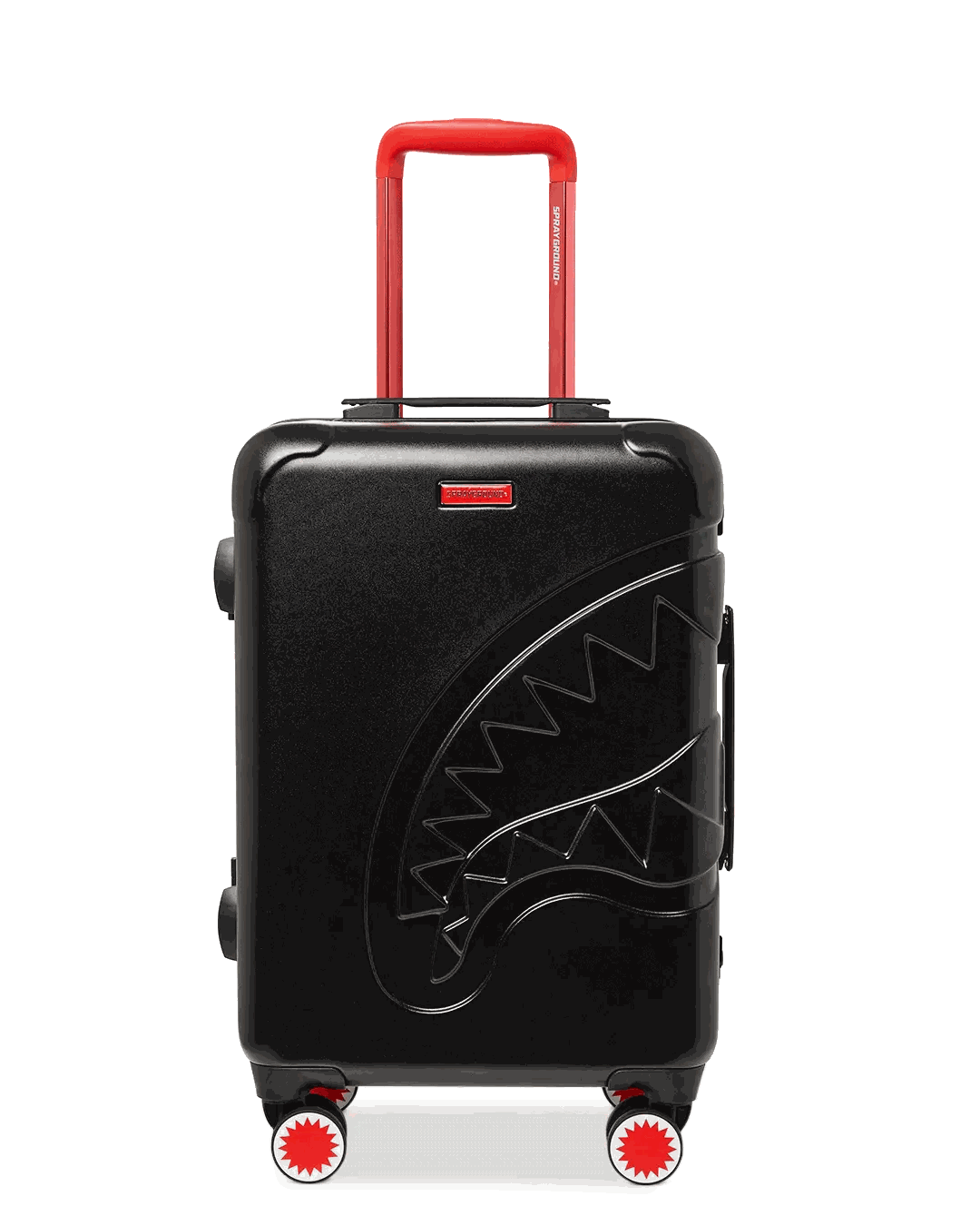 Sprayground Featured | MOLDED SHARKITECTURE BLACK HARDSHELL CARRY-ON LUGGAGE