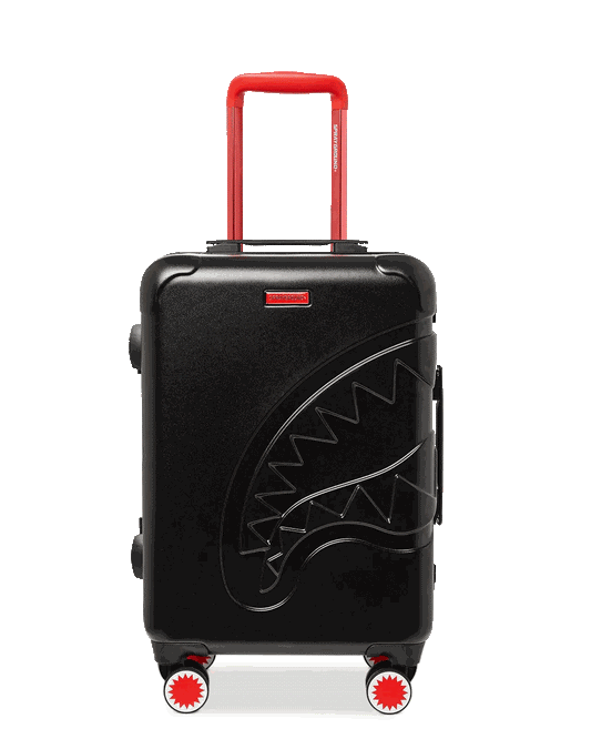 Sprayground Featured | MOLDED SHARKITECTURE BLACK HARDSHELL CARRY-ON LUGGAGE