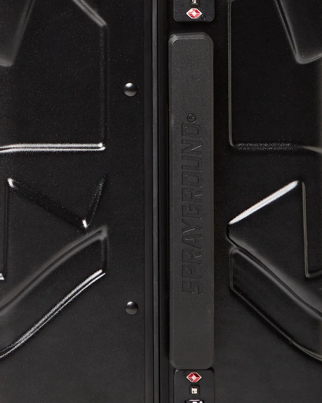 Sprayground Featured | MOLDED SHARKITECTURE BLACK HARDSHELL CARRY-ON LUGGAGE