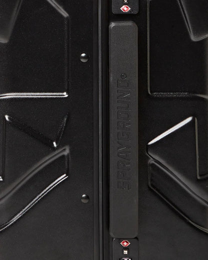 Sprayground Featured | MOLDED SHARKITECTURE BLACK HARDSHELL CARRY-ON LUGGAGE