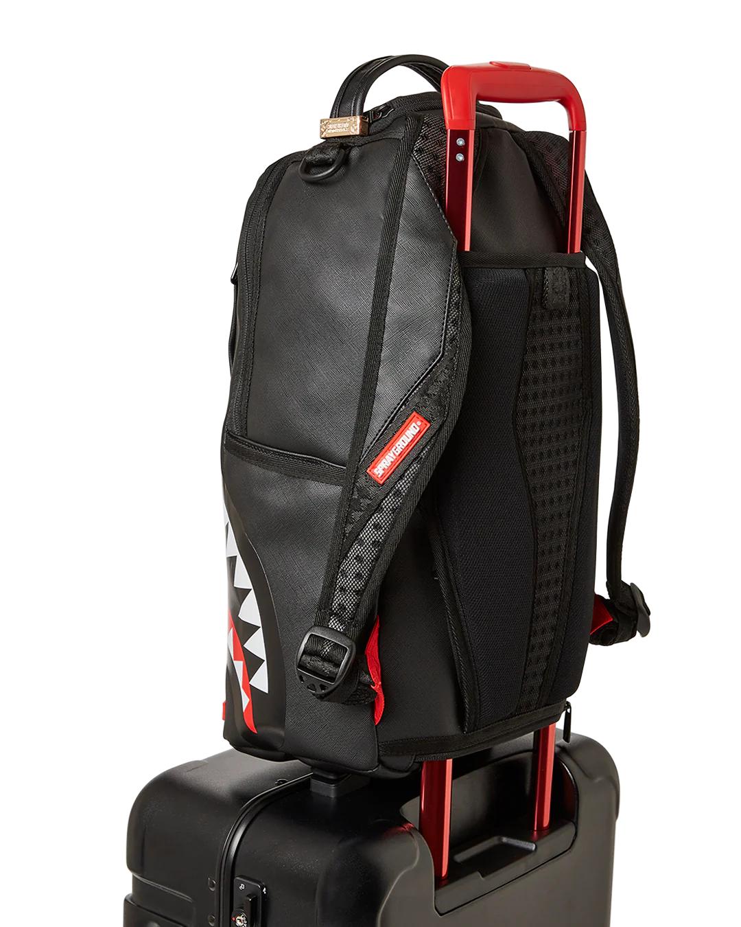 Sprayground Featured | MOLDED SHARKITECTURE BLACK HARDSHELL CARRY-ON LUGGAGE