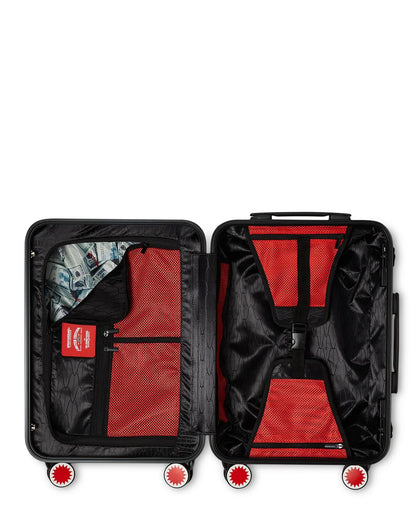 Sprayground Featured | MOLDED SHARKITECTURE BLACK HARDSHELL CARRY-ON LUGGAGE