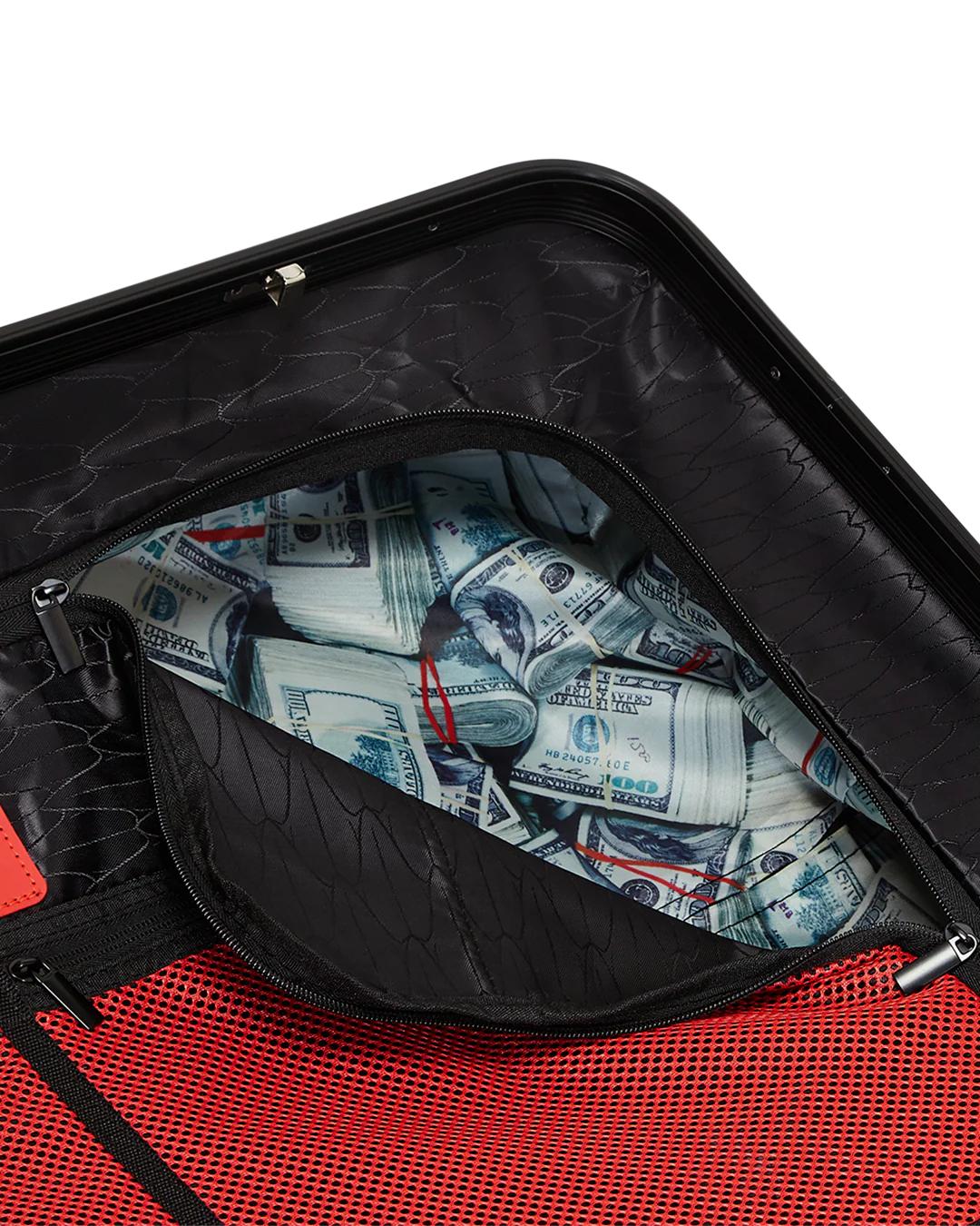 Sprayground Featured | MOLDED SHARKITECTURE BLACK HARDSHELL CARRY-ON LUGGAGE