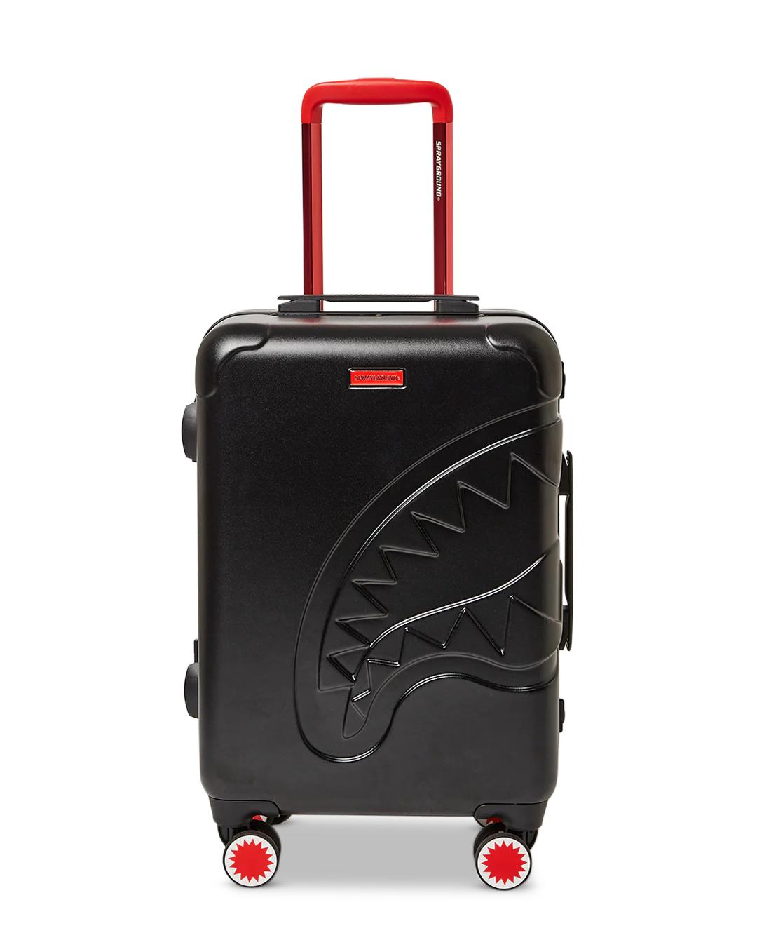 Sprayground Featured | MOLDED SHARKITECTURE BLACK HARDSHELL CARRY-ON LUGGAGE