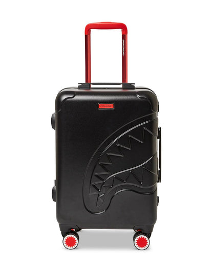Sprayground Featured | MOLDED SHARKITECTURE BLACK HARDSHELL CARRY-ON LUGGAGE