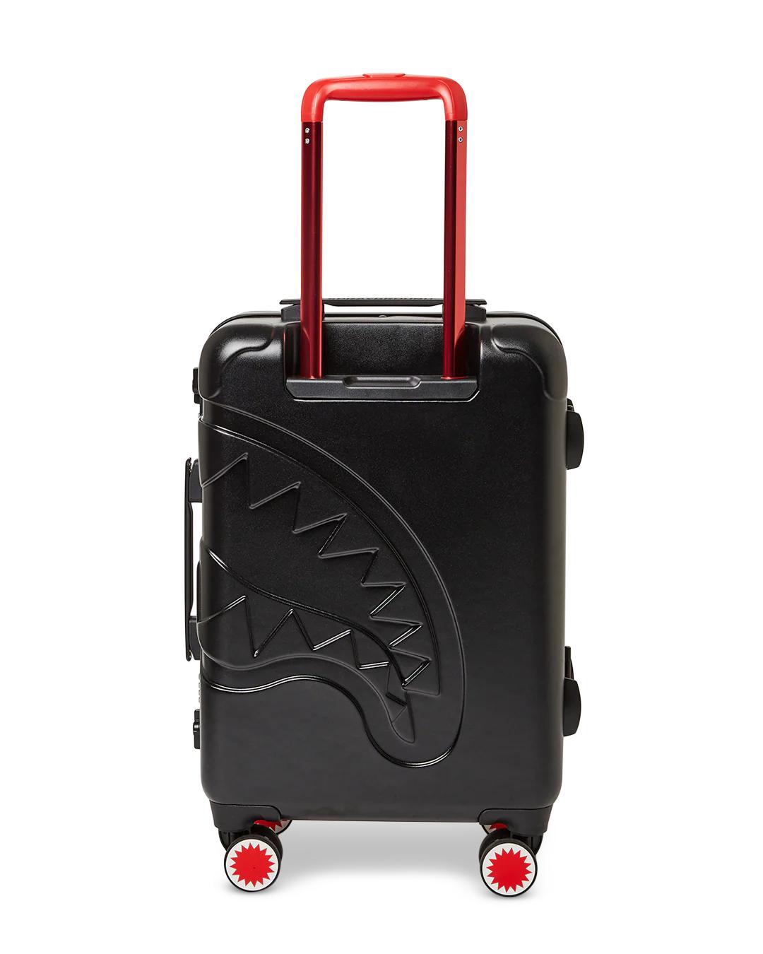 Sprayground Featured | MOLDED SHARKITECTURE BLACK HARDSHELL CARRY-ON LUGGAGE