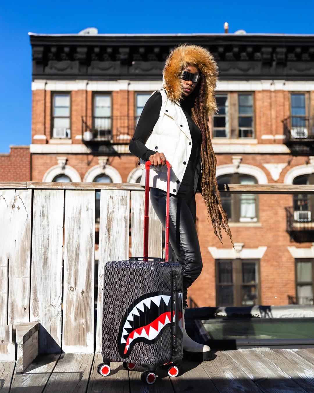 Sprayground Exclusive | SPRAYGATTI REVV SHARKNAUTICS HARDSHELL CARRY-ON LUGGAGE