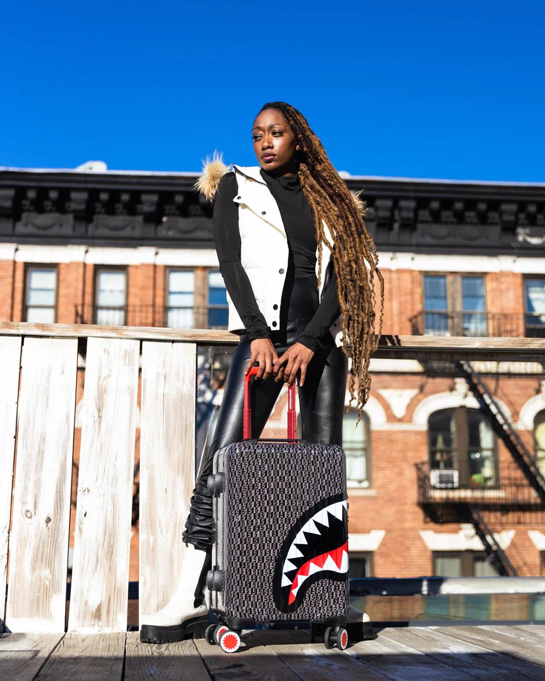 Sprayground Exclusive | SPRAYGATTI REVV SHARKNAUTICS HARDSHELL CARRY-ON LUGGAGE