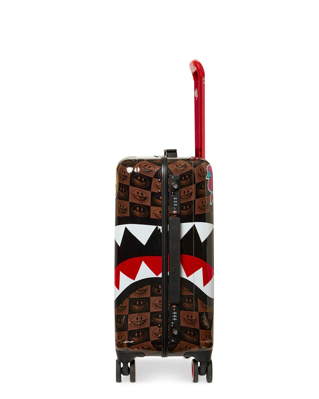Sprayground Signature | GLOBAL MOGUL POPAGANDA RON ENGLISH EDITION HARDSHELL CARRY-ON LUGGAGE