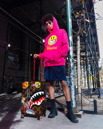 Sprayground Signature | GLOBAL MOGUL POPAGANDA RON ENGLISH EDITION HARDSHELL CARRY-ON LUGGAGE