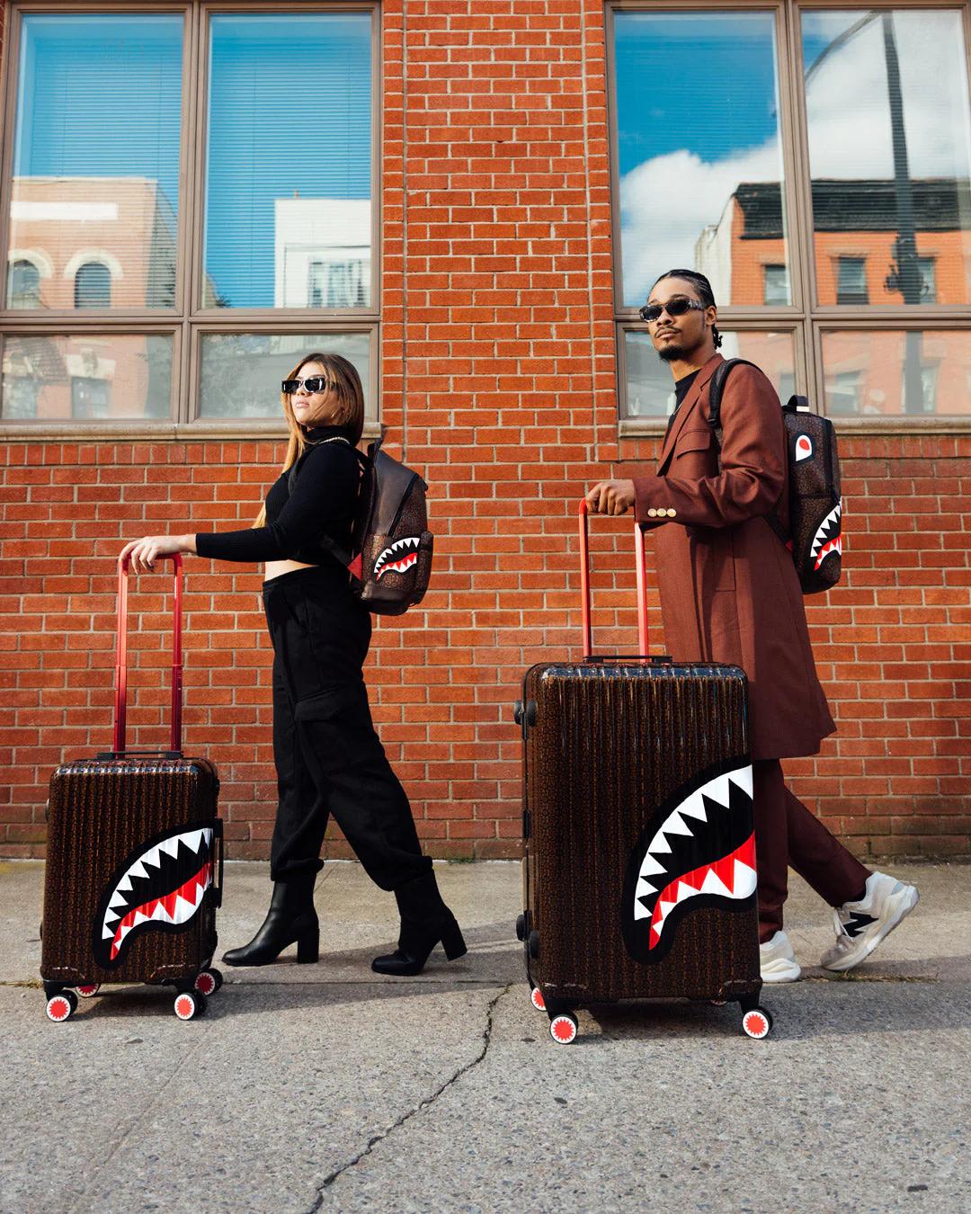 Sprayground Classic | FRENZY SHARKS SHARKNAUTICS HARDSHELL CARRY-ON LUGGAGE