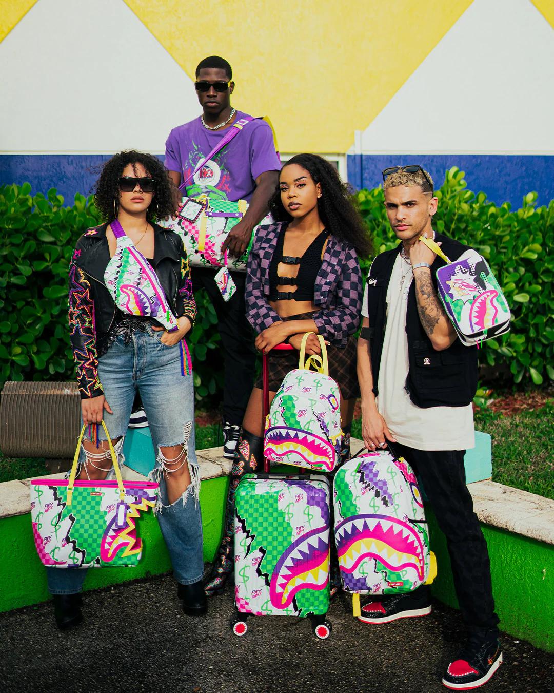 Sprayground Popular | DREAMY TECHNICOLOR SHARKNAUTICS HARDSHELL CARRY-ON LUGGAGE