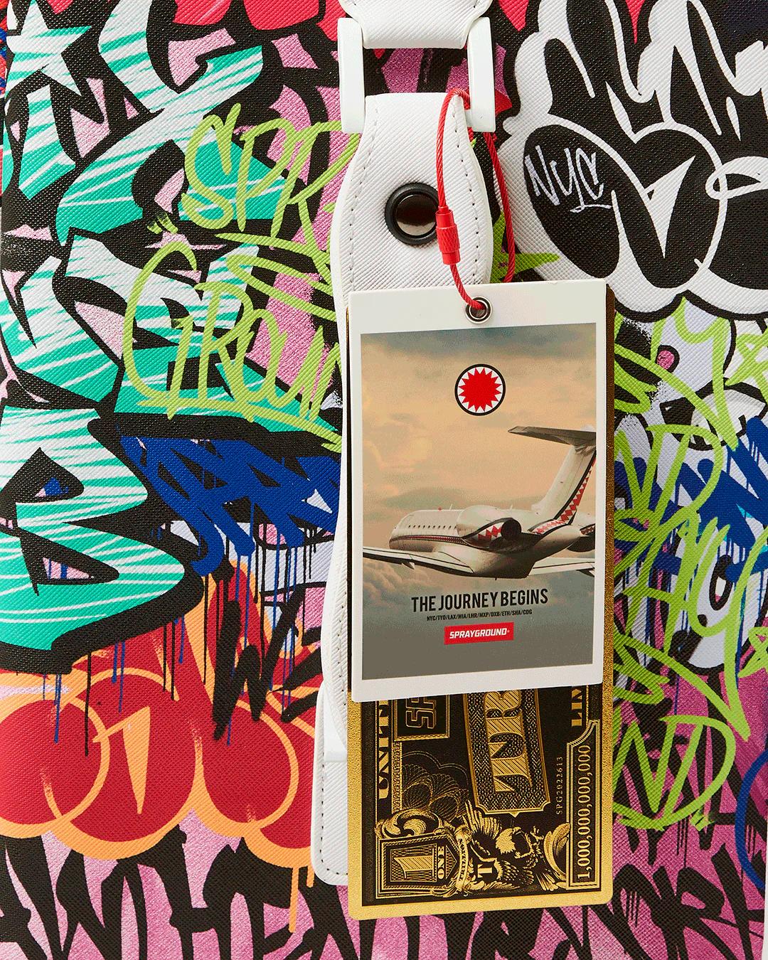 Sprayground Trending | HALF GRAFF JETSETTER CARRY-ON LUGGAGE