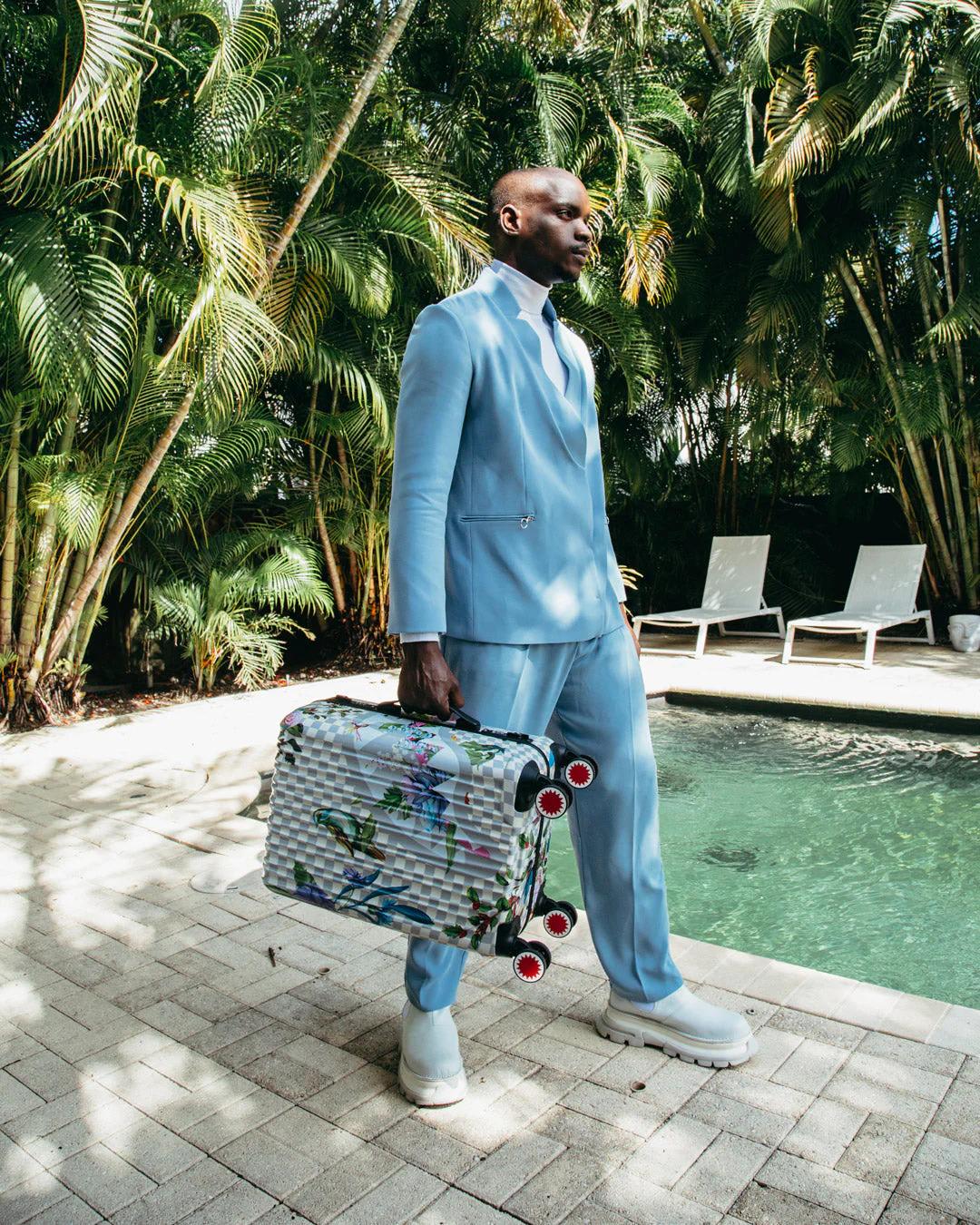 Sprayground Essential | JARDIN DU PALAIS SHARKNAUTICS HARDSHELL CARRY-ON LUGGAGE