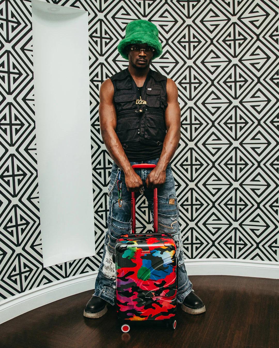 Sprayground Premium | CAMOBURST SHARKNAUTICS HARDSHELL CARRY-ON LUGGAGE