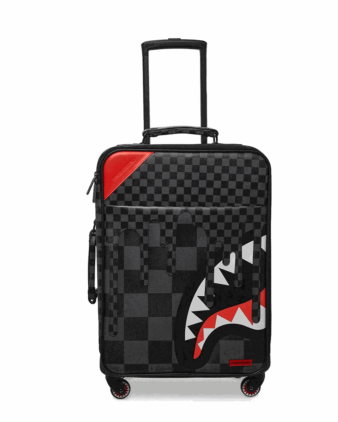 Sprayground Featured | XTC GREY SHARKS IN PARIS JETSETTER CARRY-ON LUGGAGE