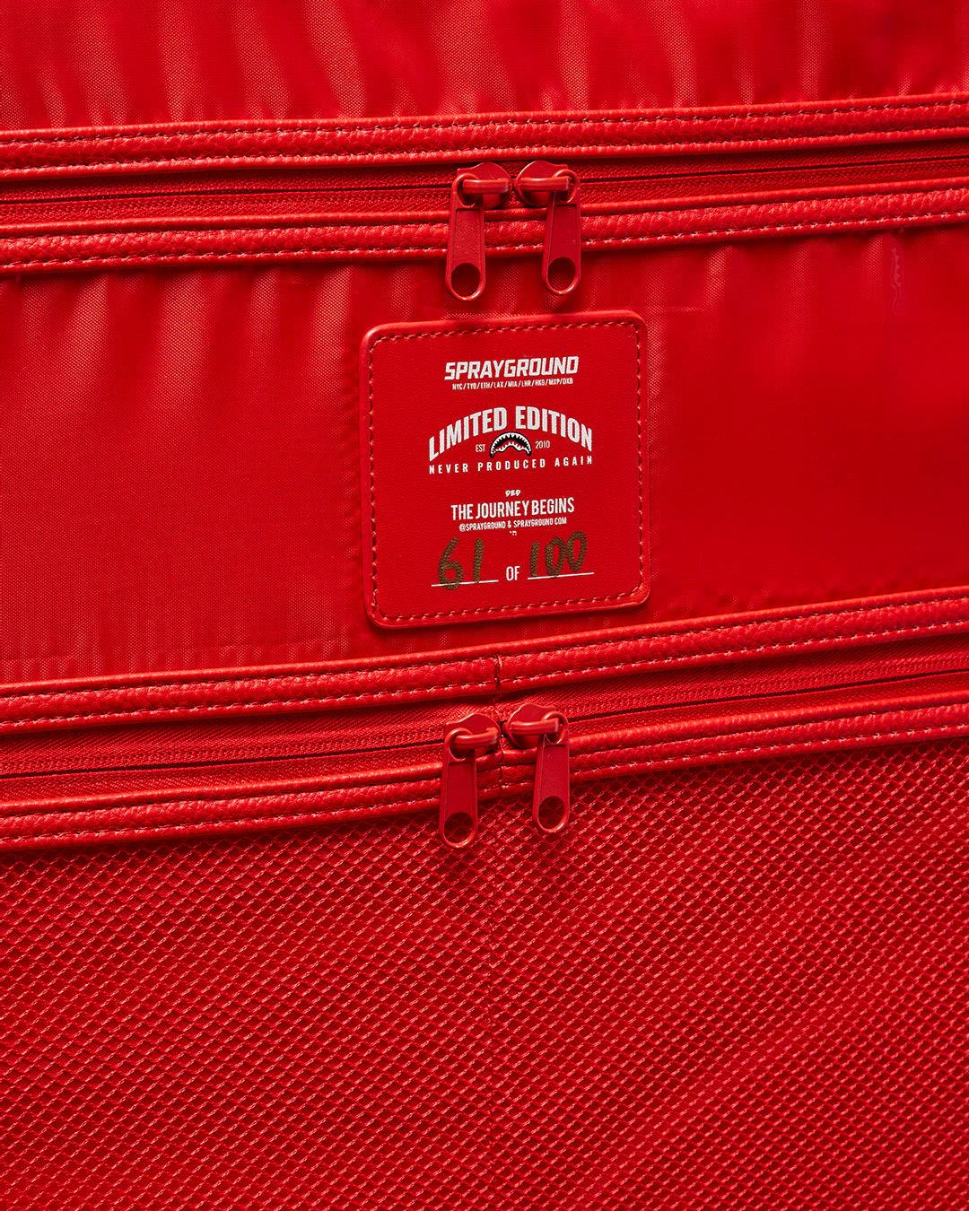 Sprayground Popular | RED RIVIERA JETSETTER CARRY-ON LUGGAGE