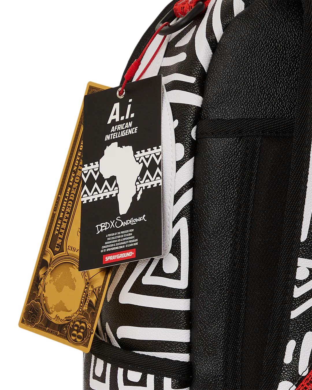 Sprayground Recommended | A.I.8 AFRICAN INTELLIGENCE - ORIGIN STORY BACKPACK (DLXV)