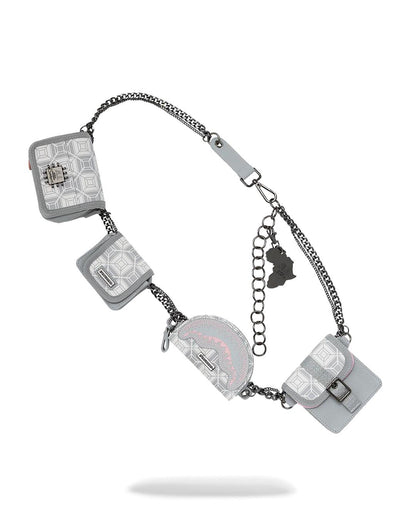 Sprayground Exclusive | A.I.8 AFRICAN INTELLIGENCE BOOKED & BUSY CHARM WAISTBELT