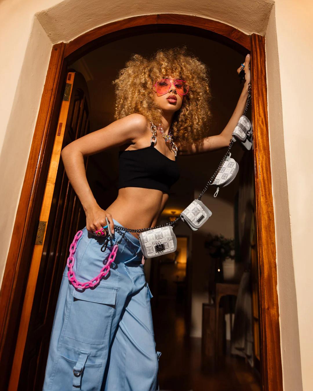 Sprayground Exclusive | A.I.8 AFRICAN INTELLIGENCE BOOKED & BUSY CHARM WAISTBELT