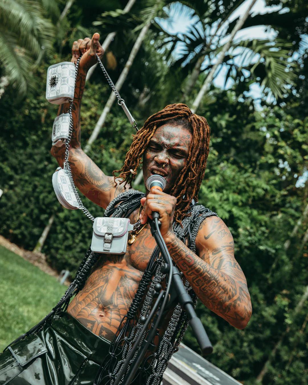 Sprayground Exclusive | A.I.8 AFRICAN INTELLIGENCE BOOKED & BUSY CHARM WAISTBELT