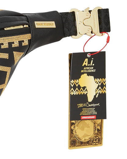 Sprayground Signature | A.I.8 AFRICAN INTELLIGENCE PATH TO THE FUTURE II SAVVY CROSSBODY