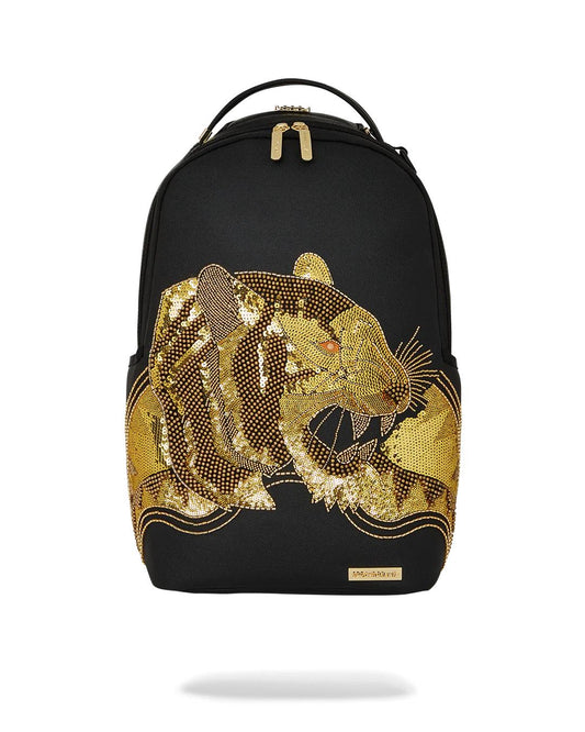 Sprayground Essential | A.I.8 AFRICAN INTELLIGENCE GUILDED LEOPARD BACKPACK (DLXV)