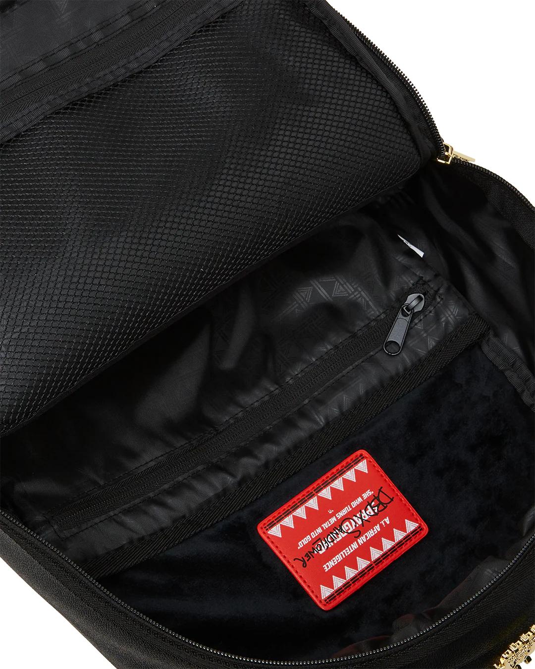 Sprayground Essential | A.I.8 AFRICAN INTELLIGENCE GUILDED LEOPARD BACKPACK (DLXV)