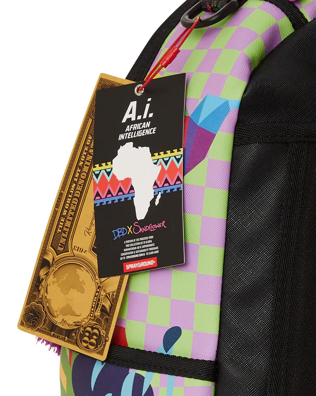 Sprayground New | A.I.8 AFRICAN INTELLIGENCE THE LEADER WITHIN BACKPACK (DLXV)