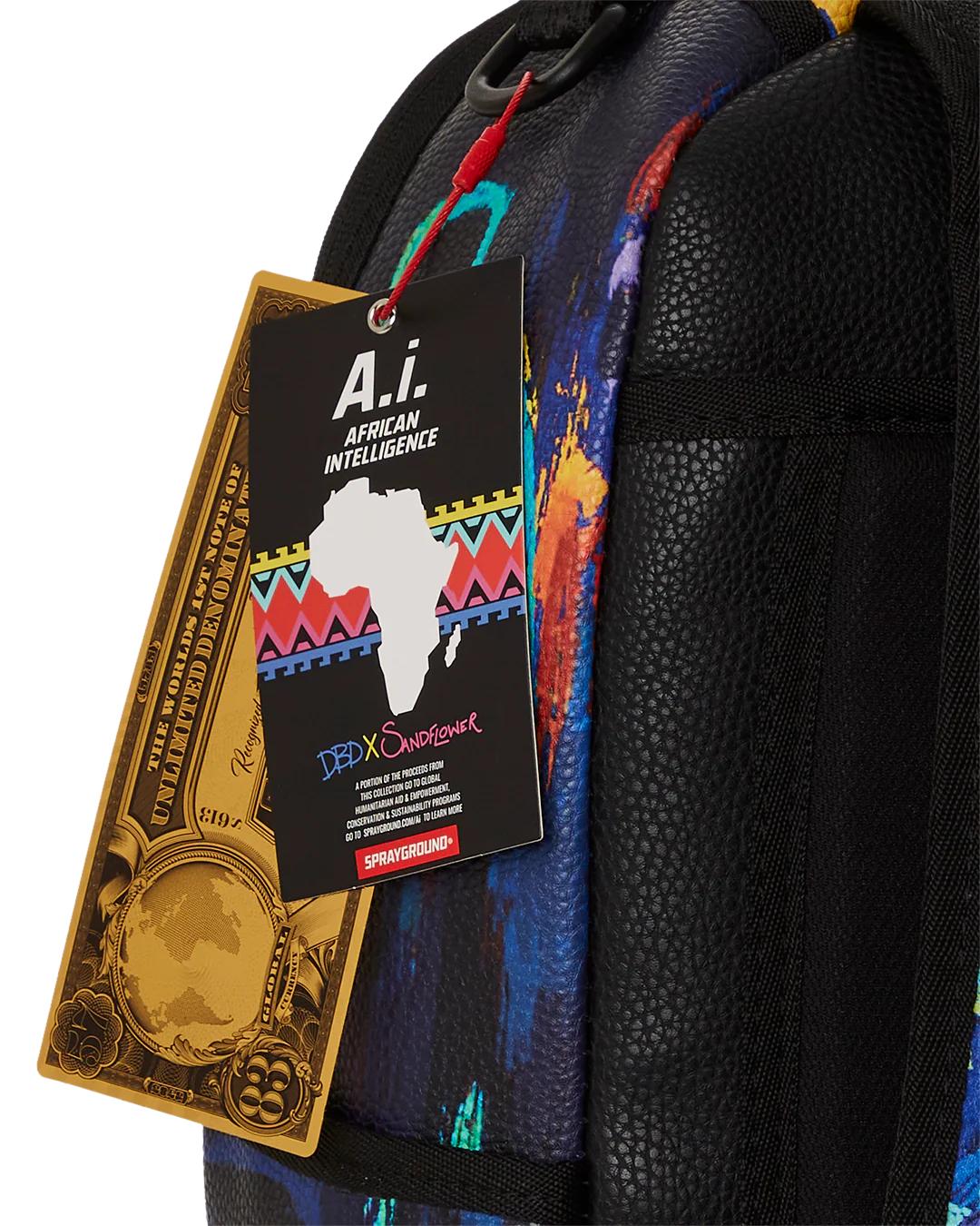 Sprayground Featured | A.I.8 AFRICAN INTELLIGENCE PLANET UTOPIA BACKPACK (DLXV)