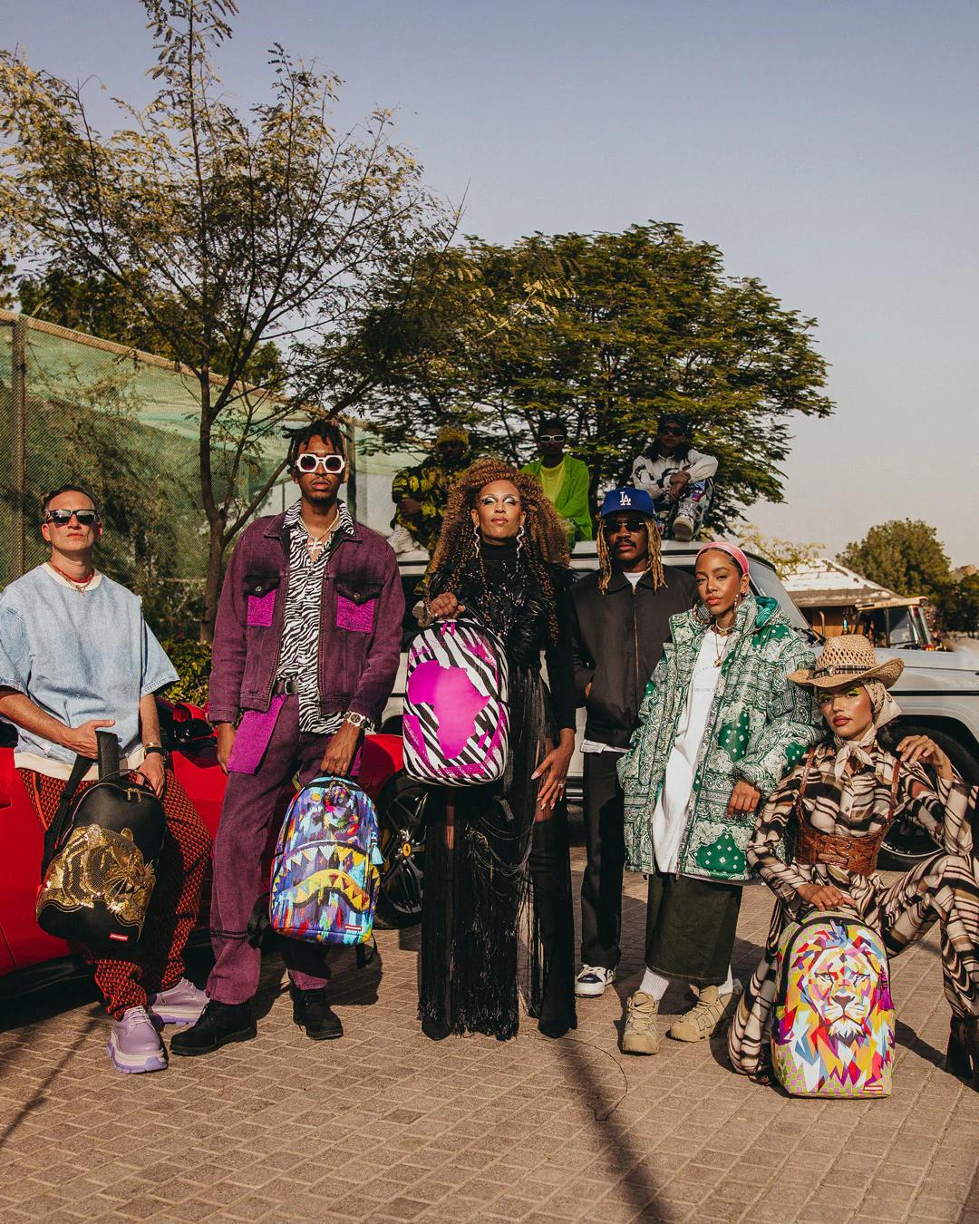 Sprayground Popular | A.I.8 AFRICAN INTELLIGENCE MOTHERLAND LOVE BACKPACK (DLXV)