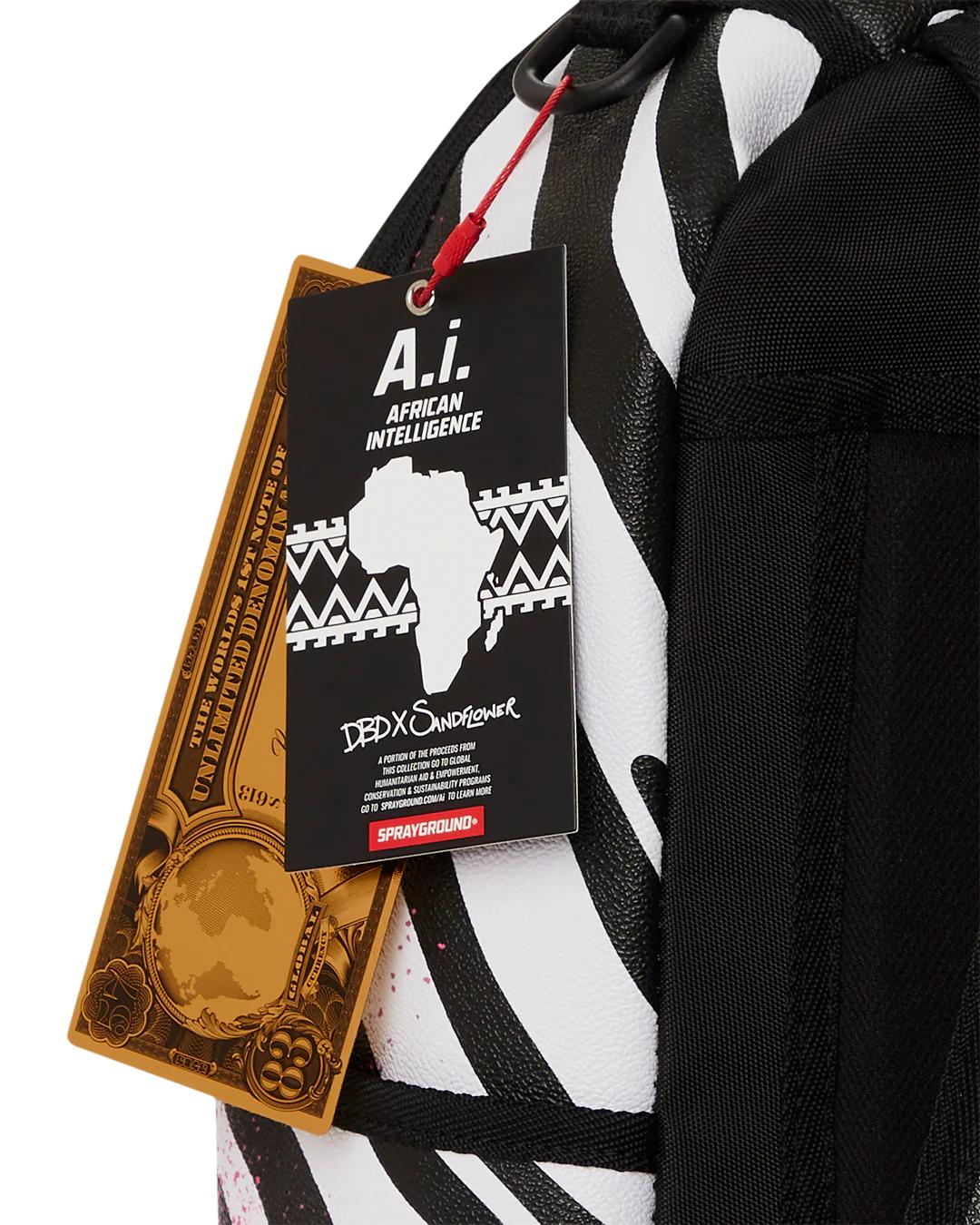 Sprayground Popular | A.I.8 AFRICAN INTELLIGENCE MOTHERLAND LOVE BACKPACK (DLXV)