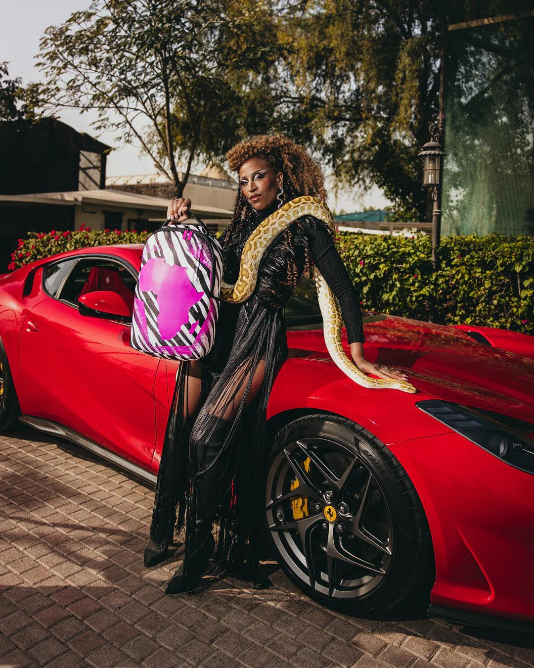 Sprayground Popular | A.I.8 AFRICAN INTELLIGENCE MOTHERLAND LOVE BACKPACK (DLXV)