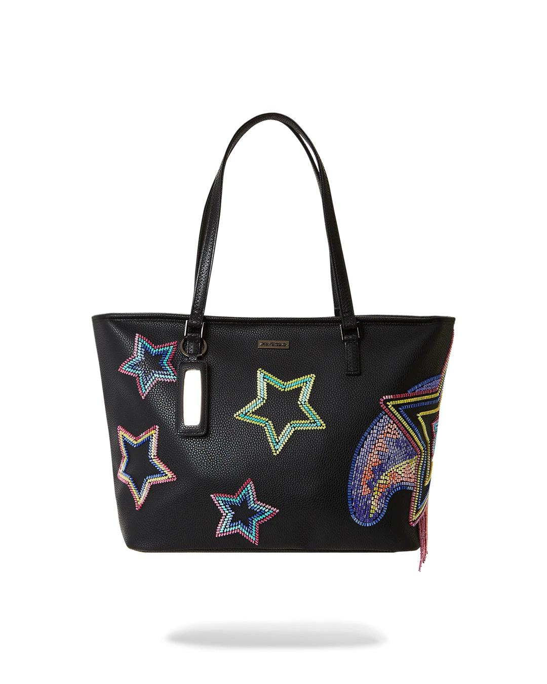 Sprayground Recommended | STAR RACER A.I.7 SANDFLOWER COLLAB BEADED TOTE